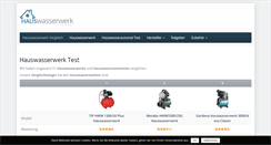 Desktop Screenshot of hauswasserwerk-test.net